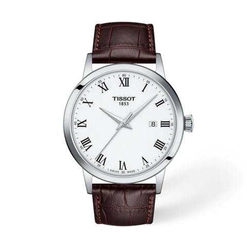 Tissot Mens Classic Dream Stainless Steel Dress Watch