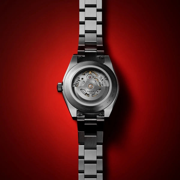 TISSOT GENTELEMAN 38MM WATCH S STEEL WITH BLACK DIAL