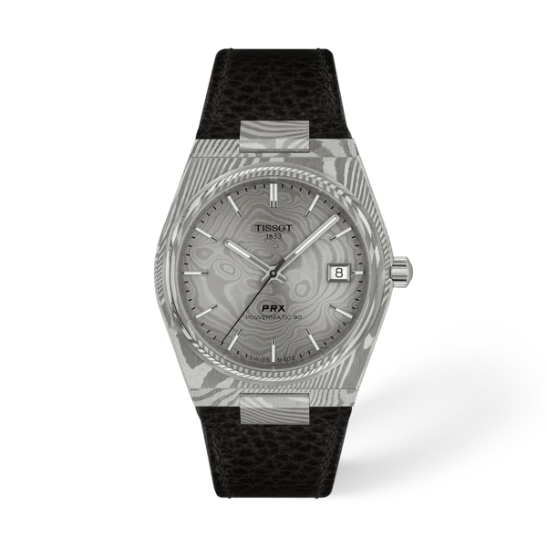 Tissot PRX Damascus Steel 38mm Grey Dial Men's Watch