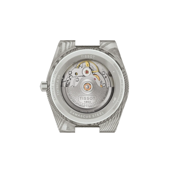 Tissot PRX Damascus Steel 38mm Grey Dial Men's Watch