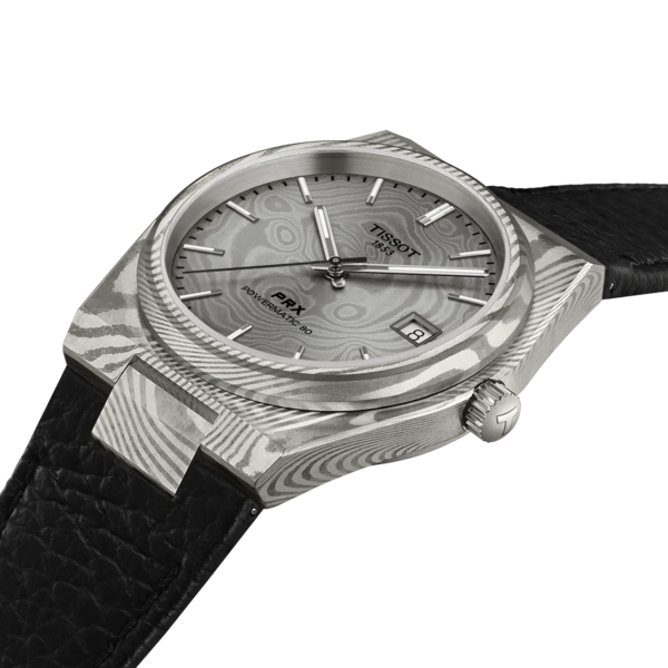 Tissot PRX Damascus Steel 38mm Grey Dial Men's Watch