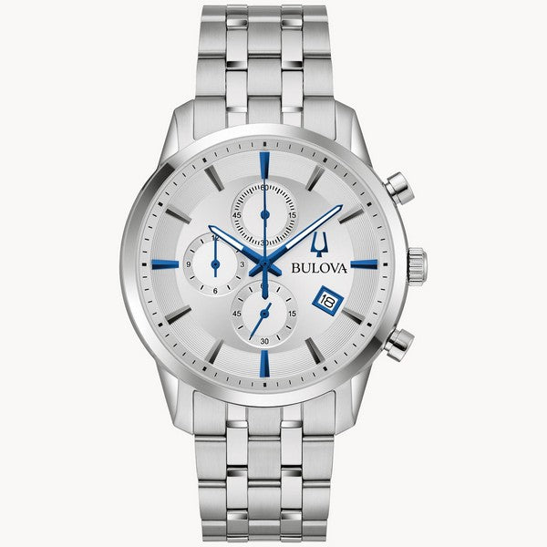 BULOVA SUTTON S. STEEL WATCH