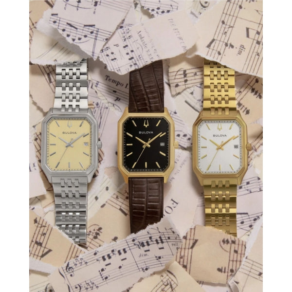 BULOVA TONY BENNETT WE ARE ALL HERE S. STEEL WATCH