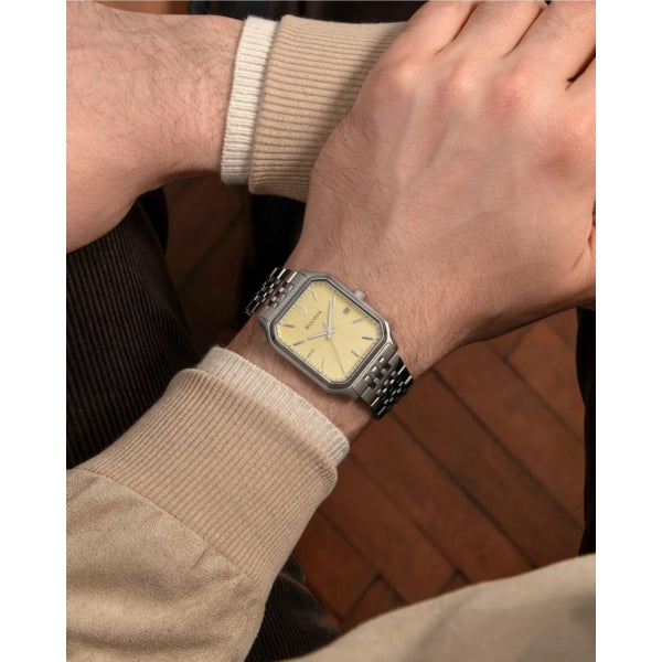 BULOVA TONY BENNETT WE ARE ALL HERE S. STEEL WATCH