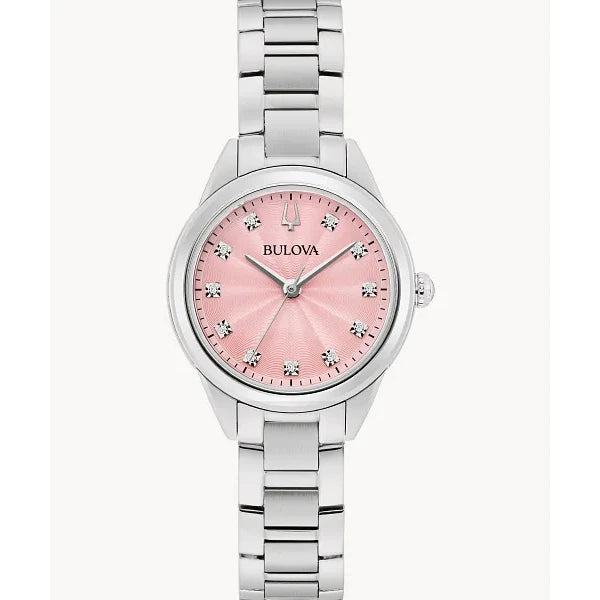 Bulova Sutton Pink dail Watch