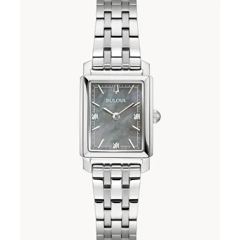 White Stainlesssteel Bulova Sutton Watch Strap/Brac.: Bracelet
Clasp: Buckle