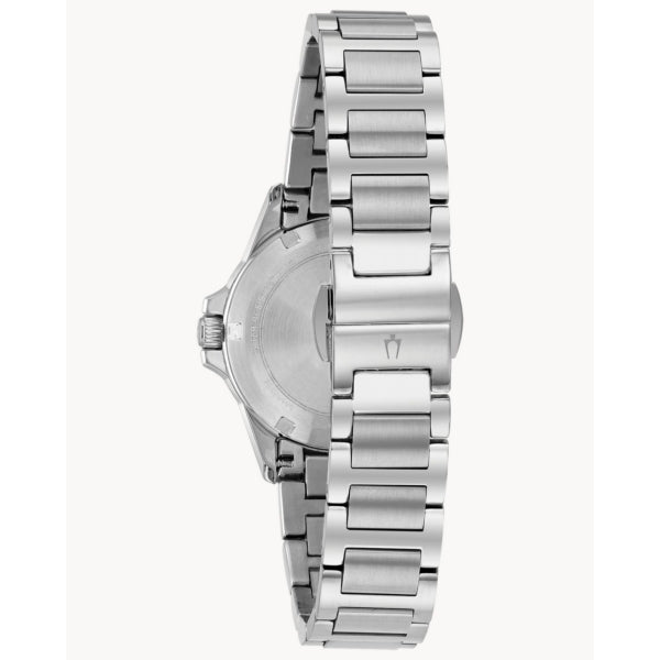 BULOVA LADIES MARINE STAR SERIES L S. STEEL WATCH