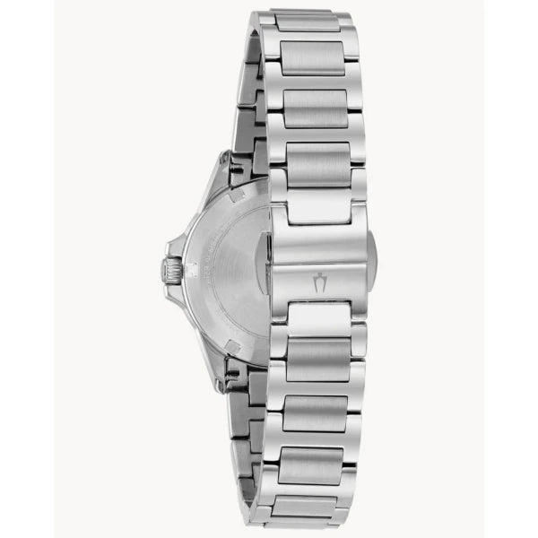 BULOVA LADIES MARINE STAR SERIES L S. STEEL WATCH