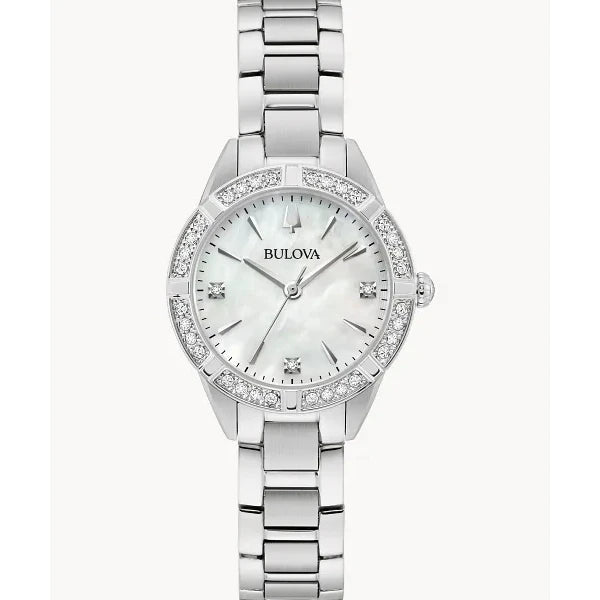 BULOVA LADIES SUTTON DIAMOND MOP WATCH