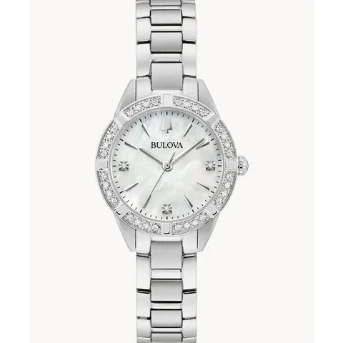 BULOVA LADIES SUTTON DIAMOND MOP WATCH