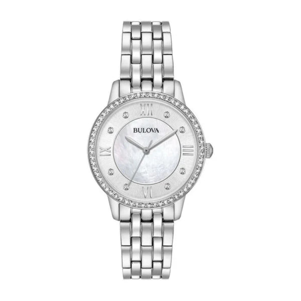 BULOVA WOMEN'S CRYSTAL COLLECTION WATCH SET