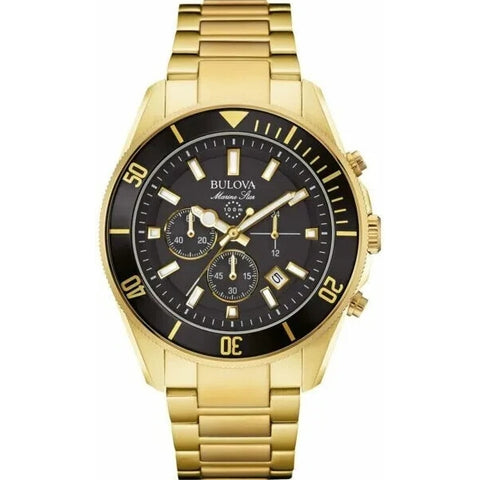 BULOVA MEN'S BLACK DIAL WATCH