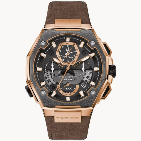 BULOVA PRECISIONIST MENS CHRONOGRAPH WATCH