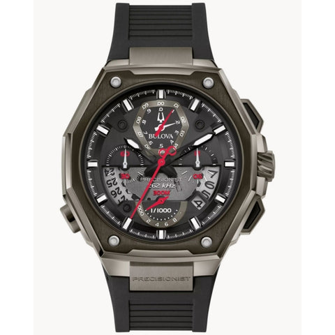 Bulova Precisionist Chronograph Quartz Black Dial Men's Watch