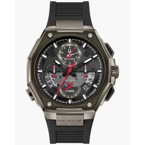 Bulova Precisionist Chronograph Quartz Black Dial Men's Watch