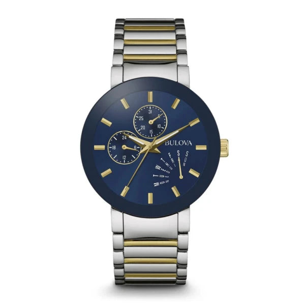 Bulova Men's Classic Two Tone Stainless Steel Watch