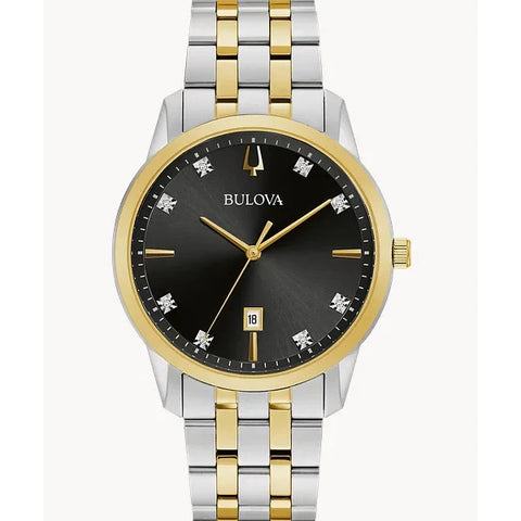 BULOVA SUTTON TWO TONE WATCH