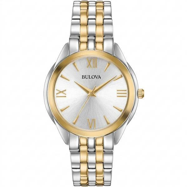 BULOVAClassic Quartz Silver Dial Ladies Watch