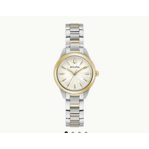 BULOVA SUTTON CLASSIC TWO TONE LADIES WATCH