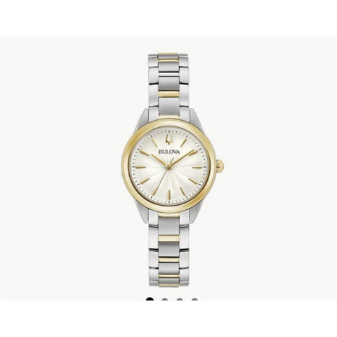 BULOVA SUTTON CLASSIC TWO TONE LADIES WATCH