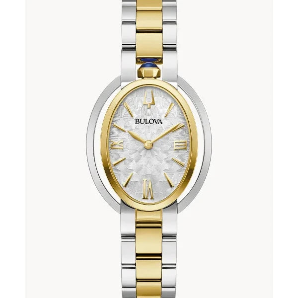 BULOVA Two Tone Stainlesssteel Bulova Rubaiyat Watch Strap/Brac.: Bracelet
Clasp: Buckle