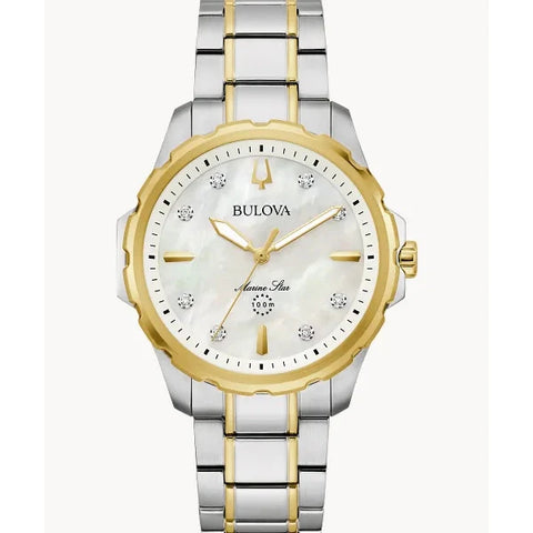 BULOVA MARINE STAR WITH DIAMONDS