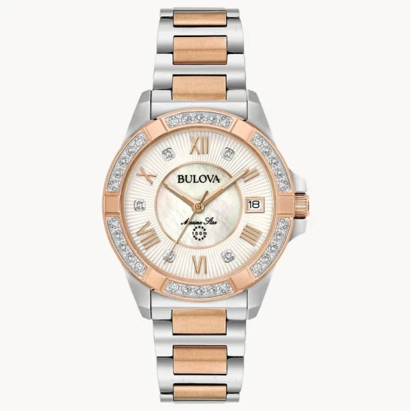 BULOVA MARINE STAR WITH 23 DIAMONDS
