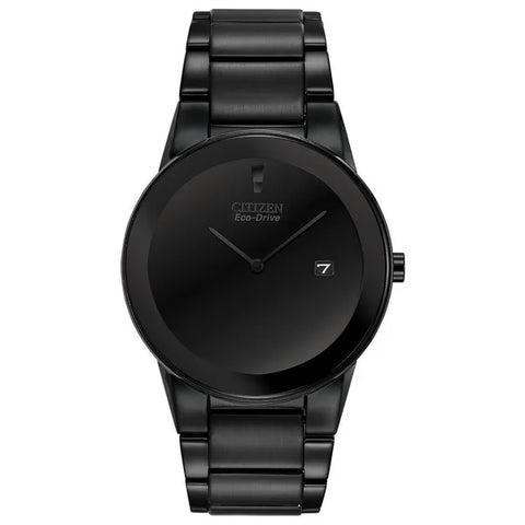 Citizen Eco-Drive Men'S Black Ion Plated Axiom Watch