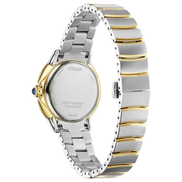 CITIZEN Eco-Drive Women's Ceci Diamond Accent Two-Tone Stainless Steel Bracelet Watch