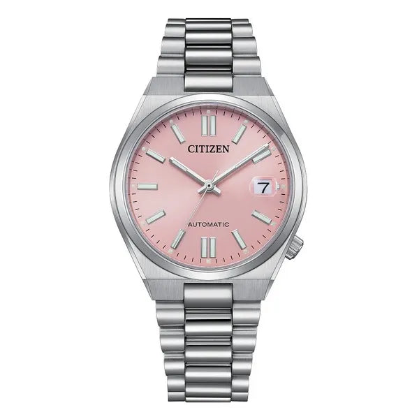 Citizne - Tsuyosa 37mm - Pink Dial Stainles Steel Watch