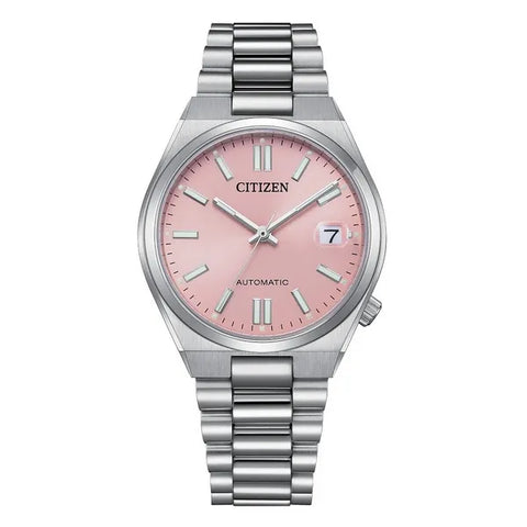 Citizne - Tsuyosa 37mm - Pink Dial Stainles Steel Watch