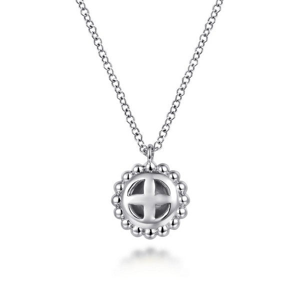 Lady's Two Tone Silver And 14K Gold Bujukan Collection Necklace
