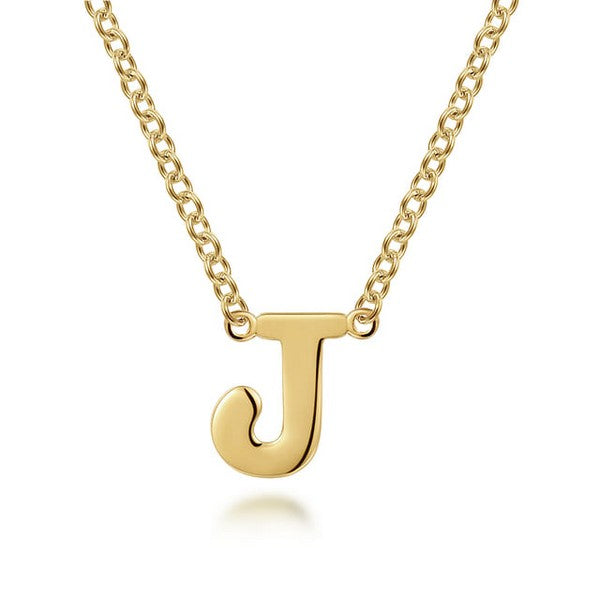 14K Yellow Gold J Initial Necklace 17.5 inches
Serial # S2216927