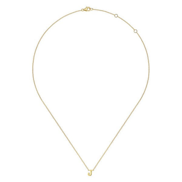 14K Yellow Gold J Initial Necklace 17.5 inches
Serial # S2216927