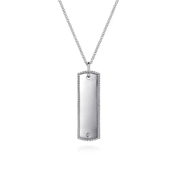 Lady's White Silver Bujukan Diamond Necklace