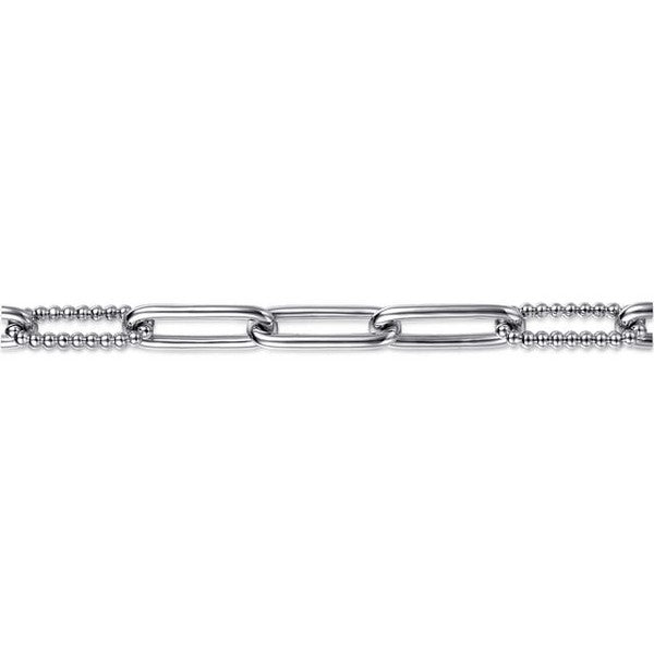 925 Sterling Silver Bujukan Link Bracelect