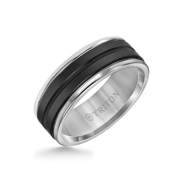 8MM Black Ceramic Ring