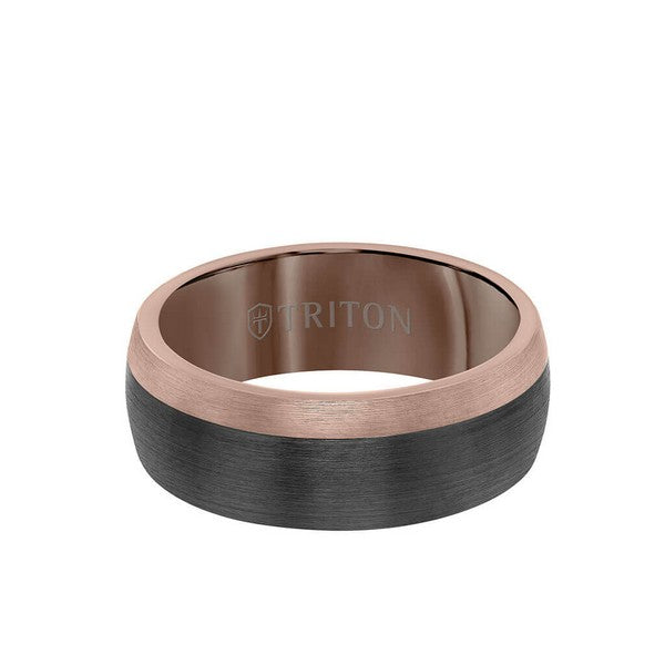 8MM Espresso Tungsten Carbide Ring