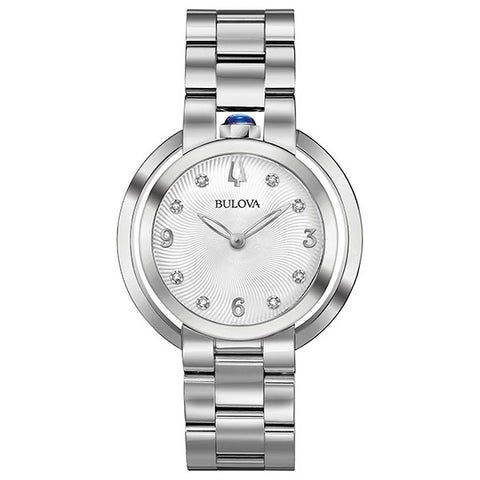 Bulova Rubaiyat Diamond Stainless Steel Watch