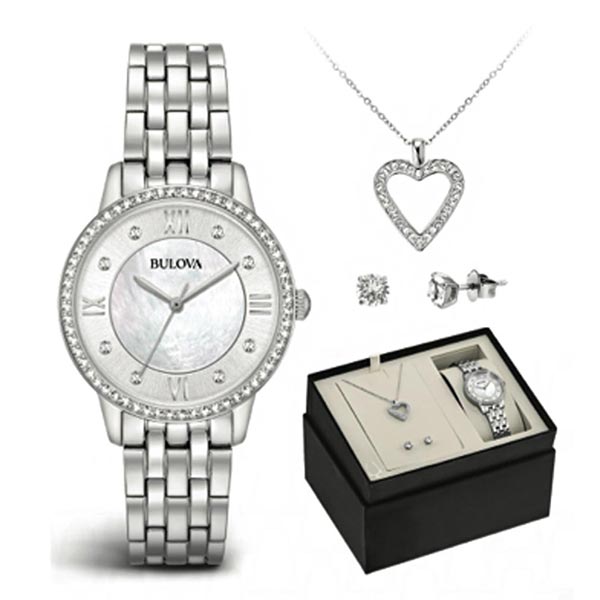 Women's Crystal Collection Watch Set