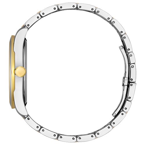Mens Two Tone Stainless Steel Bracelet Watch